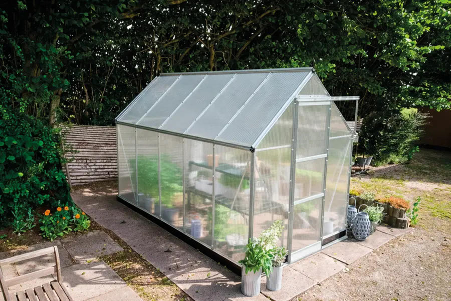 ICON 6 · 6.1 m² (6' x 10') Mill w/4 mm Polycarbonate